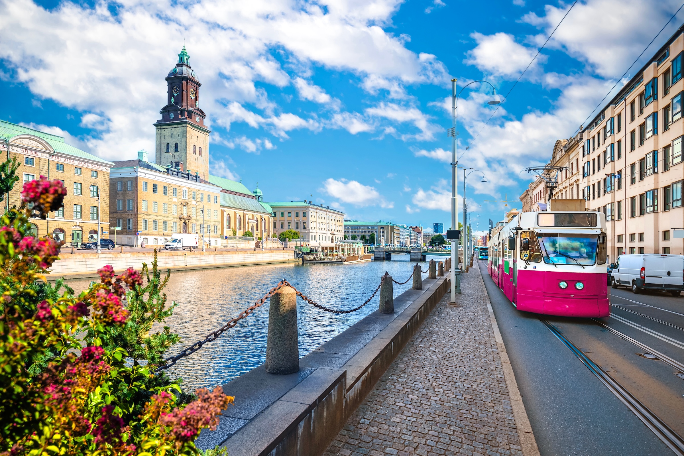 Gothenburg seen from the water